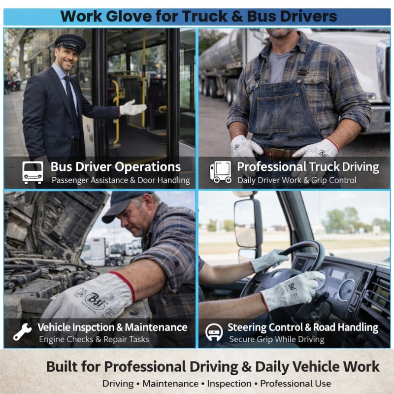 BSI 2420WDR Goat Skin TIG Welding / Driver Gloves 10" - Image 7