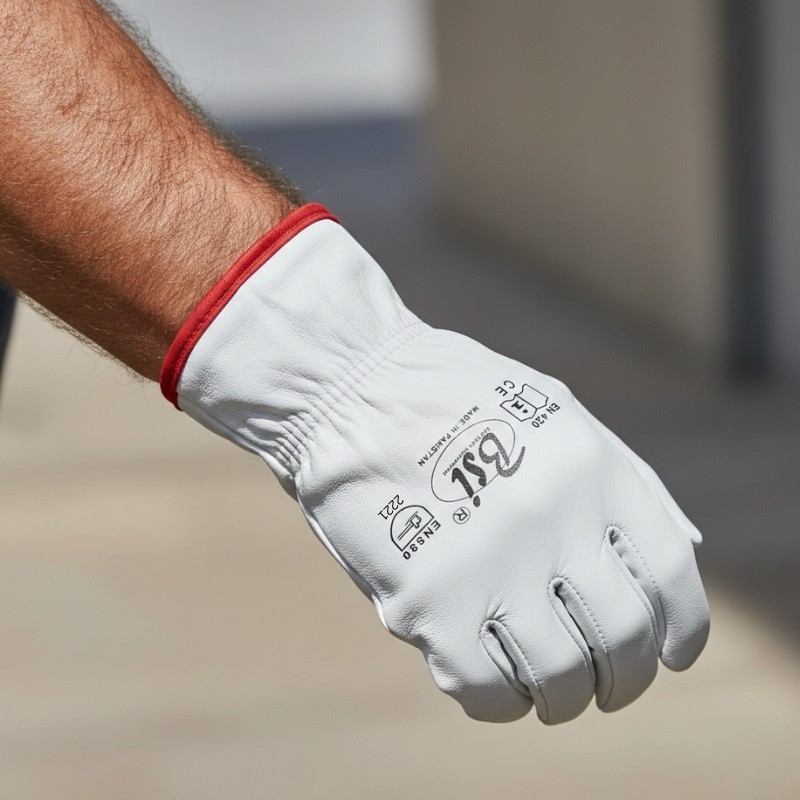 BSI 2420WDR Goat Skin TIG Welding / Driver Gloves 10" - Image 2