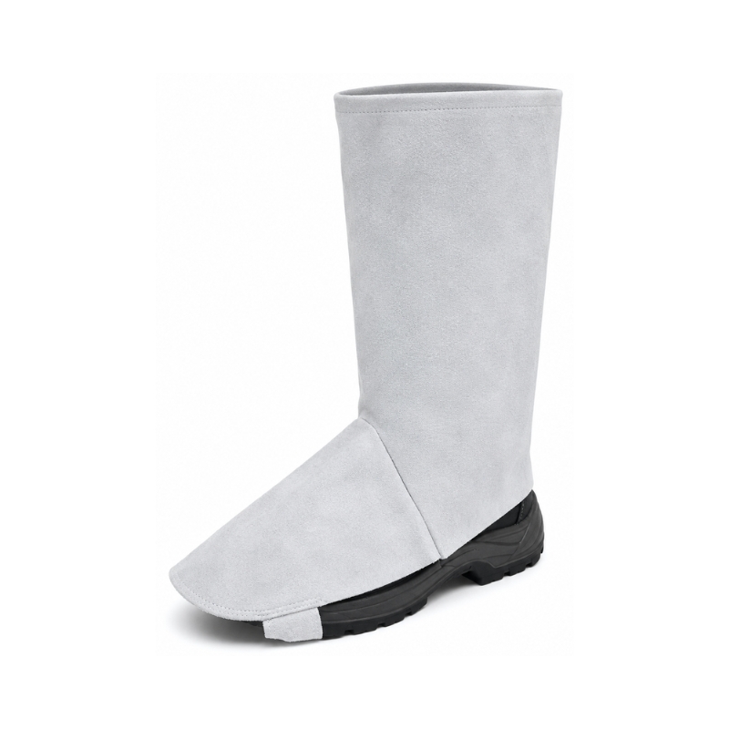 BSI 2621SCR Cow Split Leather Welding Shoe Covers (Spats) – 12" Size