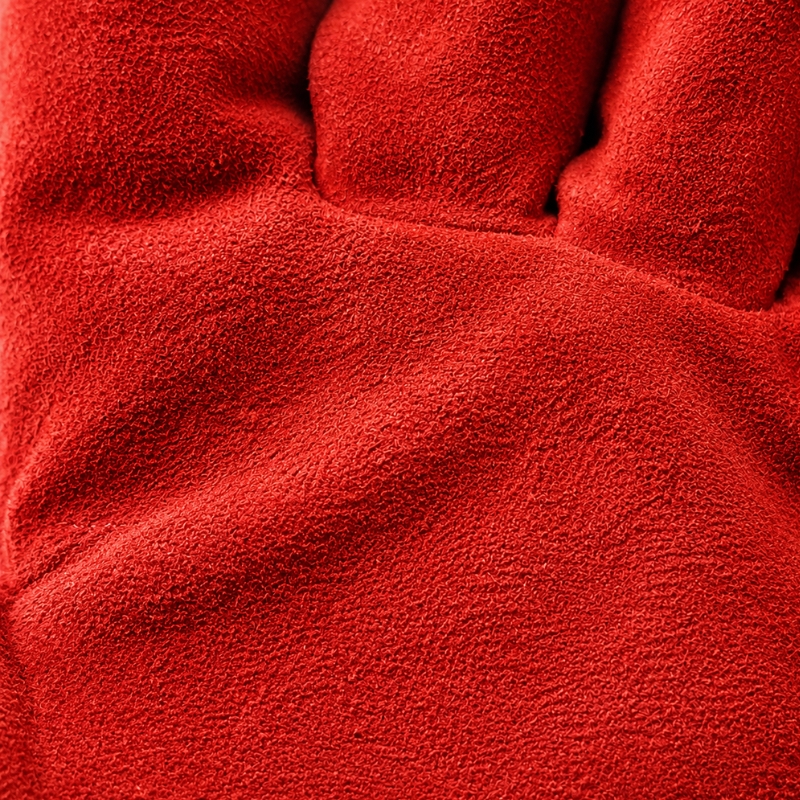 BSI Red 2501RS 16" Long Cuff Welding Gauntlet Gloves – Simple Style - Image 2