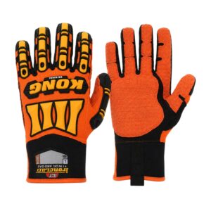 BSI 2420RGK Kong Impact Glove Synthetic Leather – Orange/Black